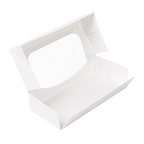 253.41-CONTENITORI SUSHI+FINESTRA 'THEPACK'  19,7x9x4,5 CM BIANCO CARTONE NANO-MICRO + OPP (50 u.)
