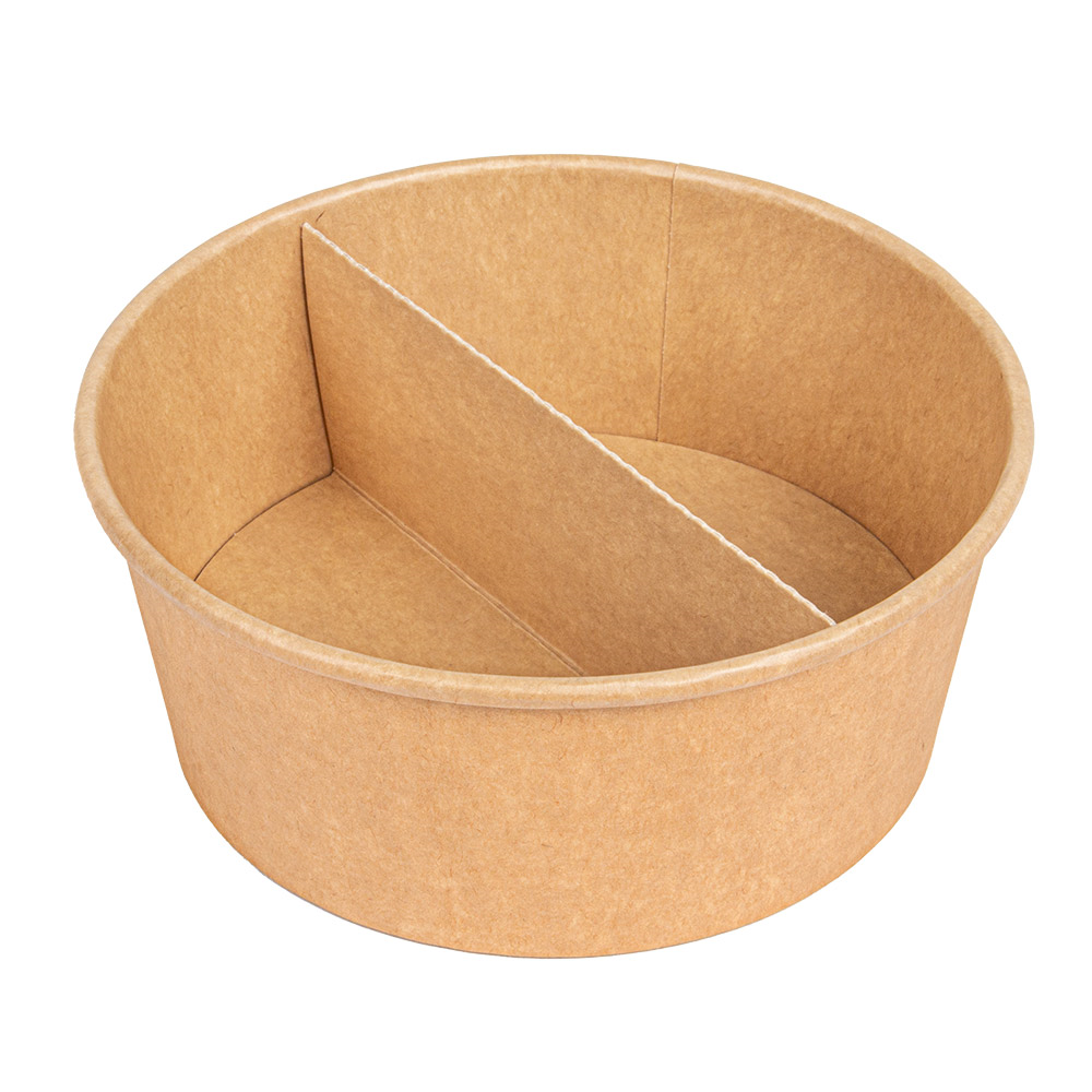 269.09-SEPARATORE INSALATIERA COD. 212.98  300 + 18 PE G/M2 Ø22,3/14x4,8 CM NATURALE KRAFT (100 u.)
