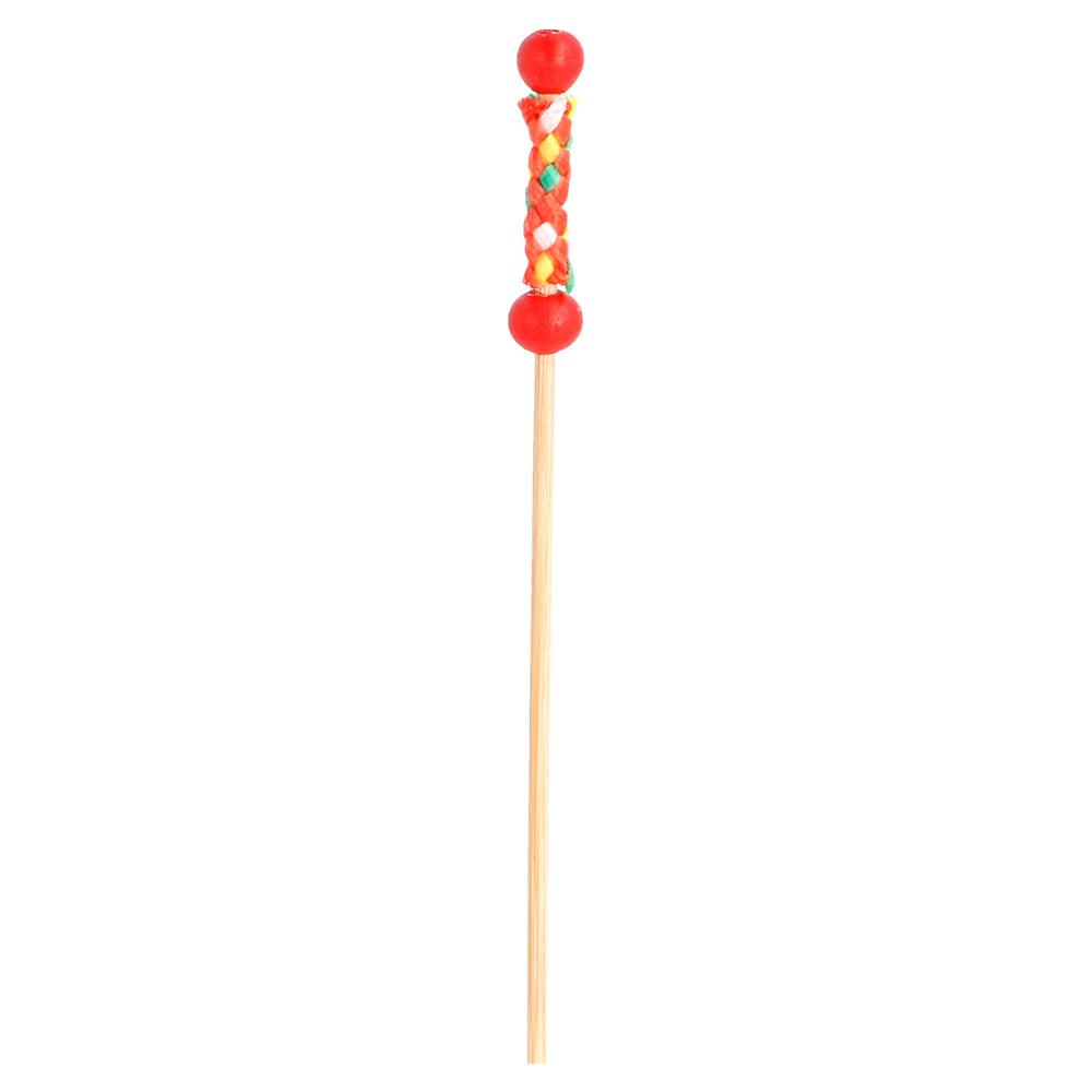 180.72-SPIEDINI "PERLA" 'BAMBOO'  12 (h) CM ROSSO BAMBÙ (100 u.)