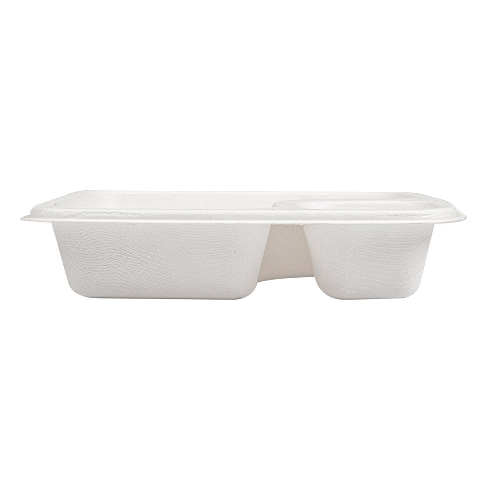 233.10- VASSOIO PER NACHOS 'BIONIC'  19x16,5x3,8 CM BIANCO BAGASSA (50 u.)