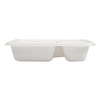 233.10- VASSOIO PER NACHOS 'BIONIC'  19x16,5x3,8 CM BIANCO BAGASSA (50 u.)