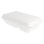 125.23-CONTENITORI 2 SCOMPARTI 'BIONIC' 1 L 16,5x22,5x6,4 CM BIANCO BAGASSA (50 u.)