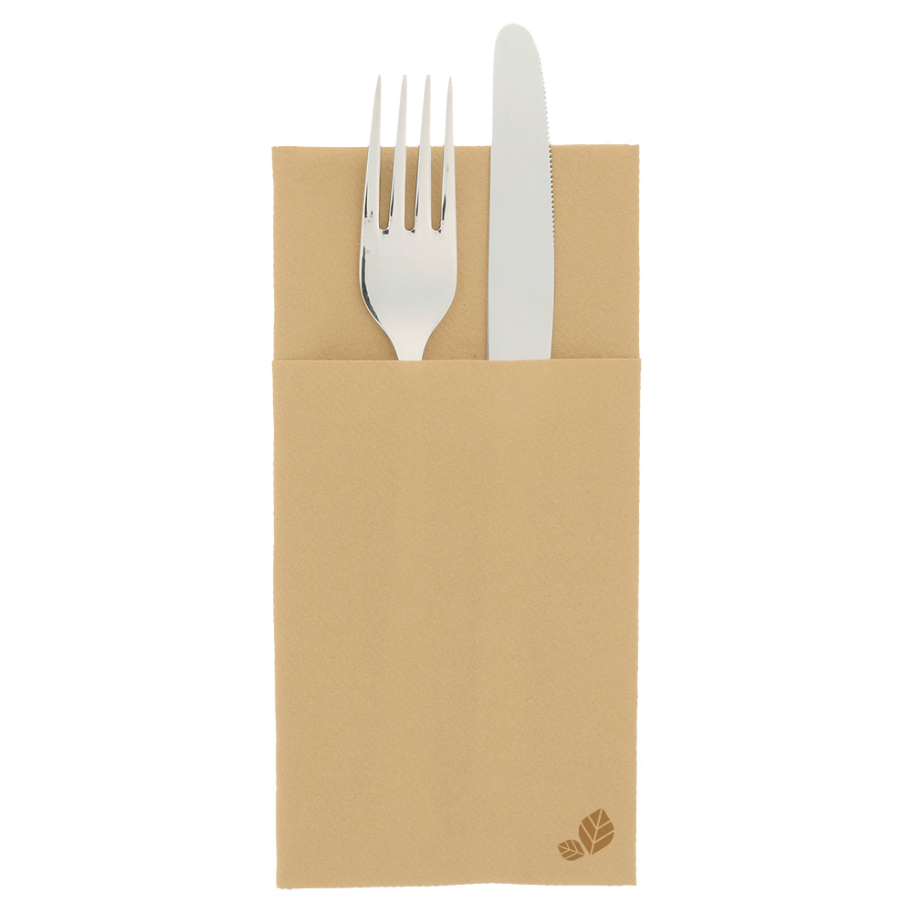 252.70-TOVAGLIOLI CANGURO  55 G/M2 40x40 CM NATURALE AIRLAID (50 u.)