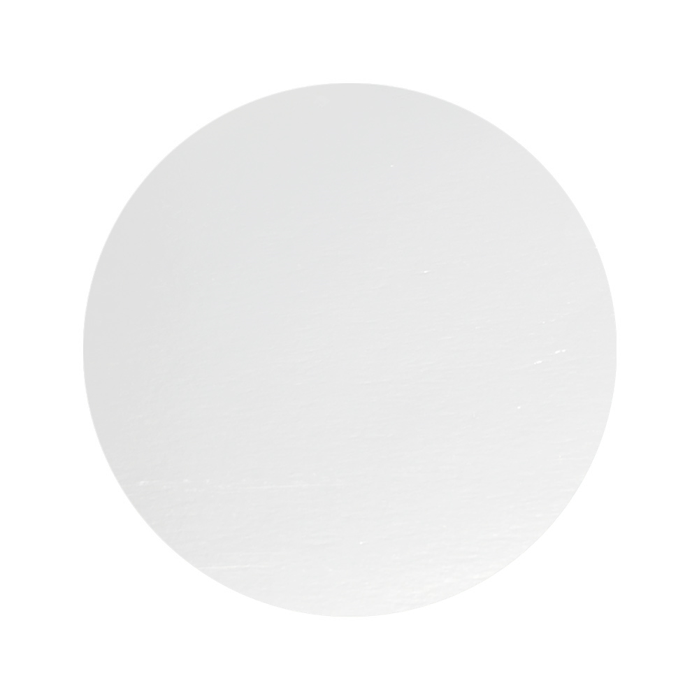 325.27-COPERCHIO PER - CODICE 325.26   Ø 20 CM BIANCO CARTONE + ALLUMINIO (100 u.)