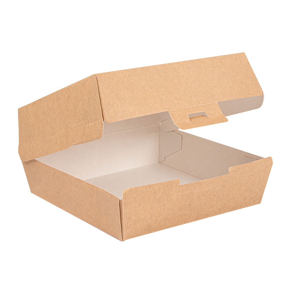 234.13-SCATOLE HAMBURGER 'THEPACK'  14,2x13,7x6,1 CM (L) NATURALE CARTONE NANO-MICRO (50 u.)