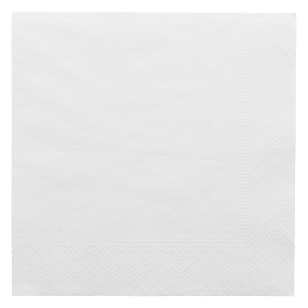 102.16-TOVAGLIOLI ECOLABEL 2 VELI  18 G/M2 33x33 CM BIANCO TISSUE (100 u.)
