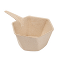 265.99-CONTENITORI ESAGONALE 'BIONIC'  5,5x3 CM NATURALE BAGASSA (100 u.)