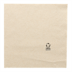 102.67-TOVAGLIOLI ECOLABEL 2 VELI 'FEEL GREEN'  18 G/M2 33x33 CM NATURALE TISSUE RICICLATO (100 u.)