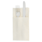 203.93-TOVAGLIOLI CANGURO 'LIKE LINEN' MONOCHROME 70 G/M2 40x40 CM CREMA SPUNLACE (50 u.)