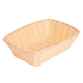 206.54-CESTINI SIMILE VIMINI RETTANGOLARI   22x14x6,5 CM NATURALE PP (12 u.)