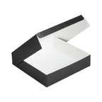 270.85-SCATOLE CATERING, PIANA 'THEPACK'  21x21x5 CM NERO CARTONE NANO-MICRO (50 u.)