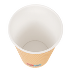 180.78-BICCHIERI BEVANDE CALDE DOPPIA PARETE  480 ML - 16 oz 300 + 250 + 18 PE G/M2 Ø9/6x13,2 CM MARRONE CARTONE (25 u.)