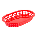 208.58-CESTINO ALLUNGATO   28x17,5x4 CM ROSSO PP (12 u.)