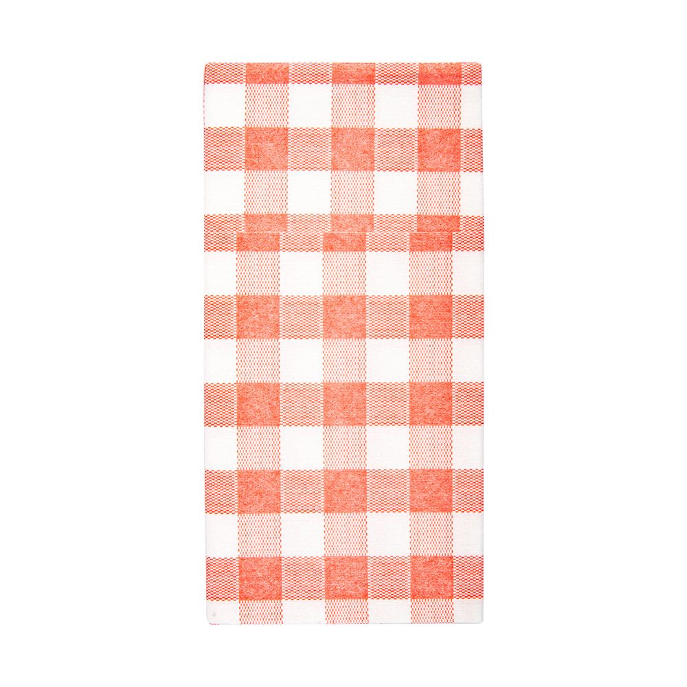 228.56-TOVAGLIOLI CANGURO 'LIKE LINEN' VICHY 70 G/M2 40x40 CM ROSSO SPUNLACE (50 u.)