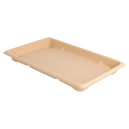 212.96-SCATOLE SUSHI 'BIONIC'  21,3x13,3x1,5 CM NATURALE BAGASSA (50 u.)