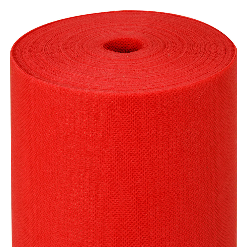 155.28-TOVAGLIA PRETAGLIATA 120 CM SPUNBOND  60 G/M2 1,20x50,4 M ROSSO PP