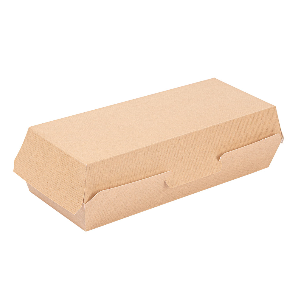 234.28-SCATOLE "PANINI" 'THEPACK'  26,5x12,2x7 CM NATURALE CARTONE NANO-MICRO (50 u.)