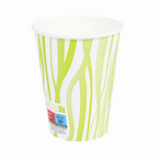 271.10-BICCHIERI BEVANDE FREDDE E CALDE 1 PARETE 'COMPOSTABLE GRASS' 360 ML 300 G/M2 Ø9/6x11 CM BIANCO CARTONE (50 u.)