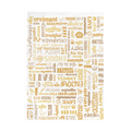 229.17-SACCHETTI CROISSANT ORANGE PAROLE 33 G/M2 26+8x35 CM BIANCO CELLULOSA (250 u.)