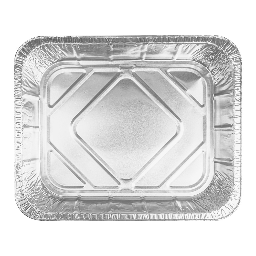 135.51-CONTENITORE RETTANGOLARE  2625 ML 32,2x26,2x4 CM ALLUMINIO (50 u.)