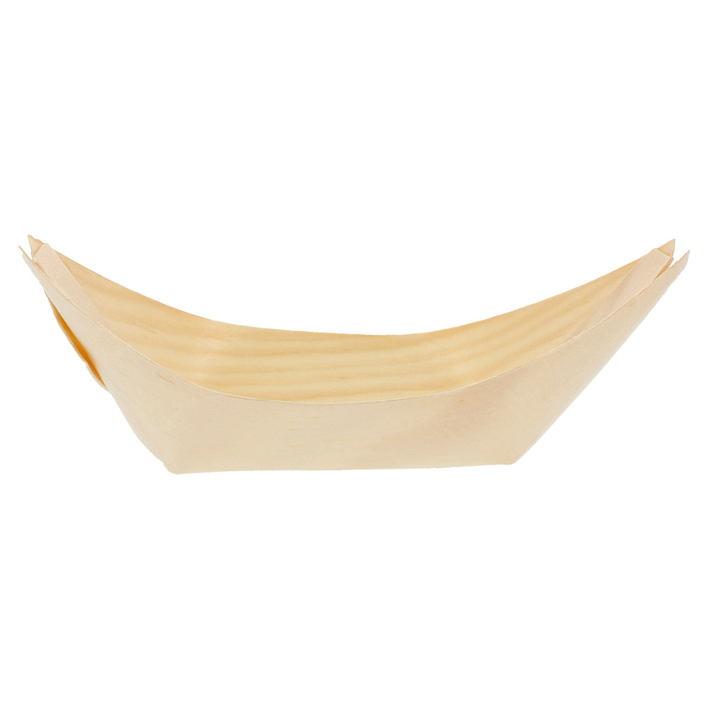 183.02-BARCHETTE IN FOGLIA DI PIOPPO 'WOOD'  14x8x2 CM NATURALE LEGNO (100 u.)