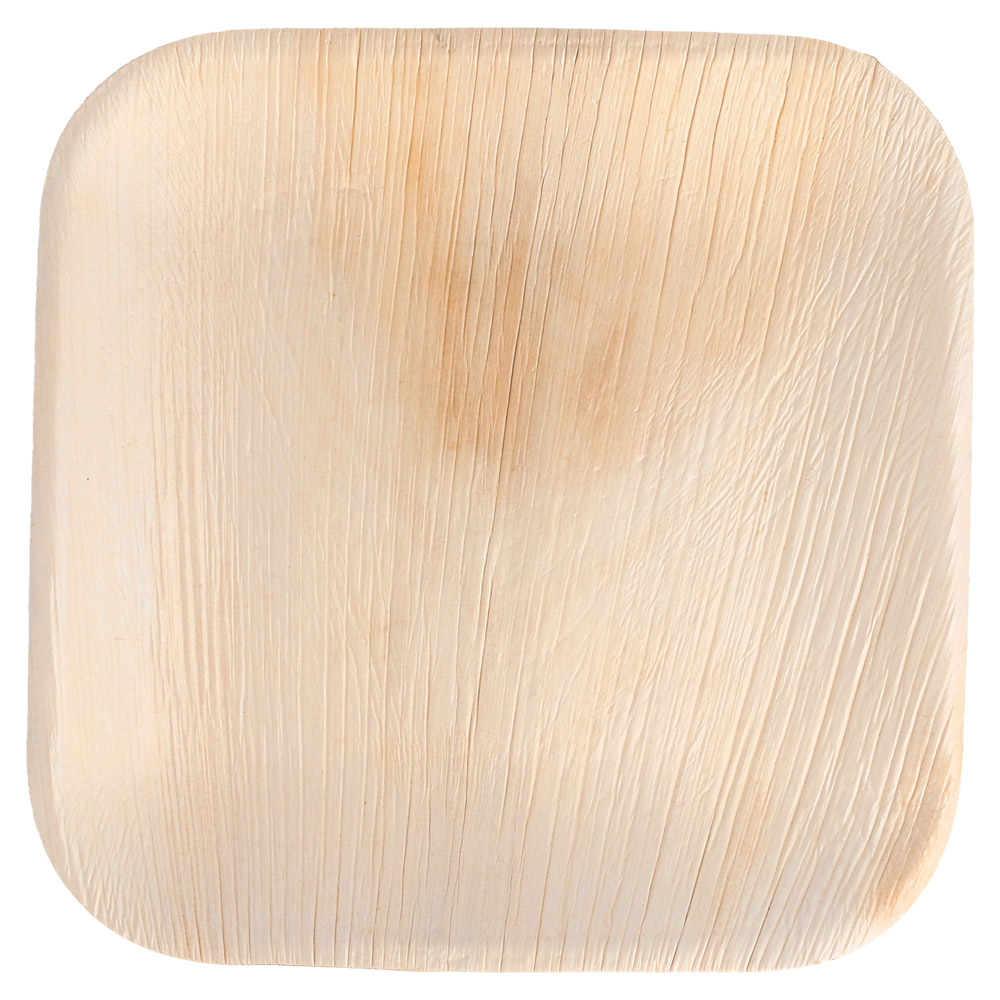 189.32-PIATTI QUADRATE 'ARECA'  18x18x1,5 CM NATURALE ARECA (25 u.)