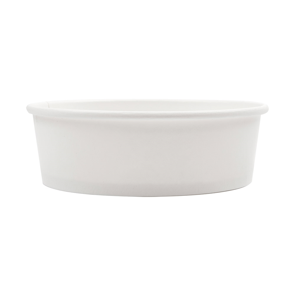 226.31-INSALATIERI 500 ML - 16,6 oz 300 + 18 PE G/M2 Ø15/12,8x4,5 CM BIANCO CARTONE (50 u.)