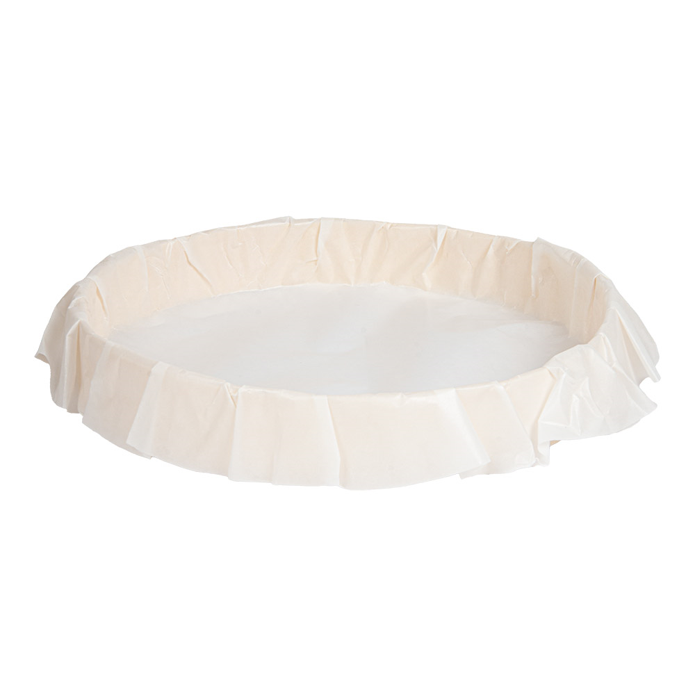 280.55-ANELLO DA FORNO CON CARTA 'WOOD' 1580 ML Ø 24x3,5 CM NATURALE LEGNO (10 u.)