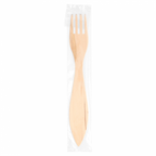112.37-FORCHETTE ANGOLATE CONFEZIONATE 'WOOD'  15 CM NATURALE LEGNO (100 u.)