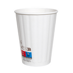 275.25-BICCHIERI BEVANDE CALDE DOPPIA PARETE  360 ML 328 + 210 G/M2 Ø9/6x11 CM BIANCO CARTONE (25 u.)