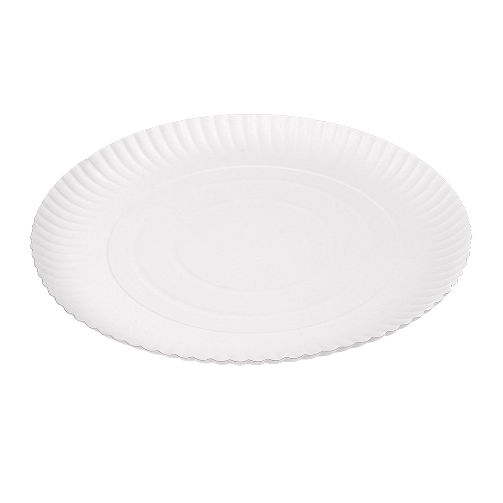 320.43-VASSOI GOFFRATI PASTICCERIA  420 G/M2 Ø 28 CM BIANCO CARTONE (50 u.)