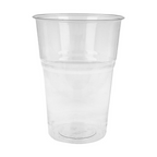 224.02-BICCHIERI COMPOSTABILI 575 ML Ø 9,5x13 CM TRASPARENTE PLA (50 u.)