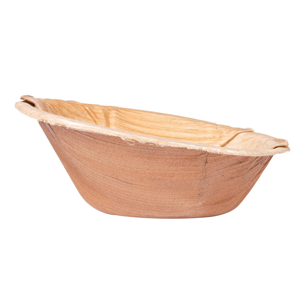 250.46-CIOTOLE OVALE CURVA 'ARECA' 110 ML 12x8,6x5 CM NATURALE ARECA (25 u.)