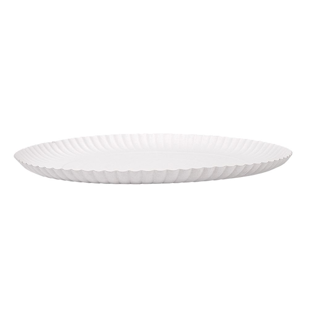 320.43-VASSOI GOFFRATI PASTICCERIA  420 G/M2 Ø 28 CM BIANCO CARTONE (50 u.)