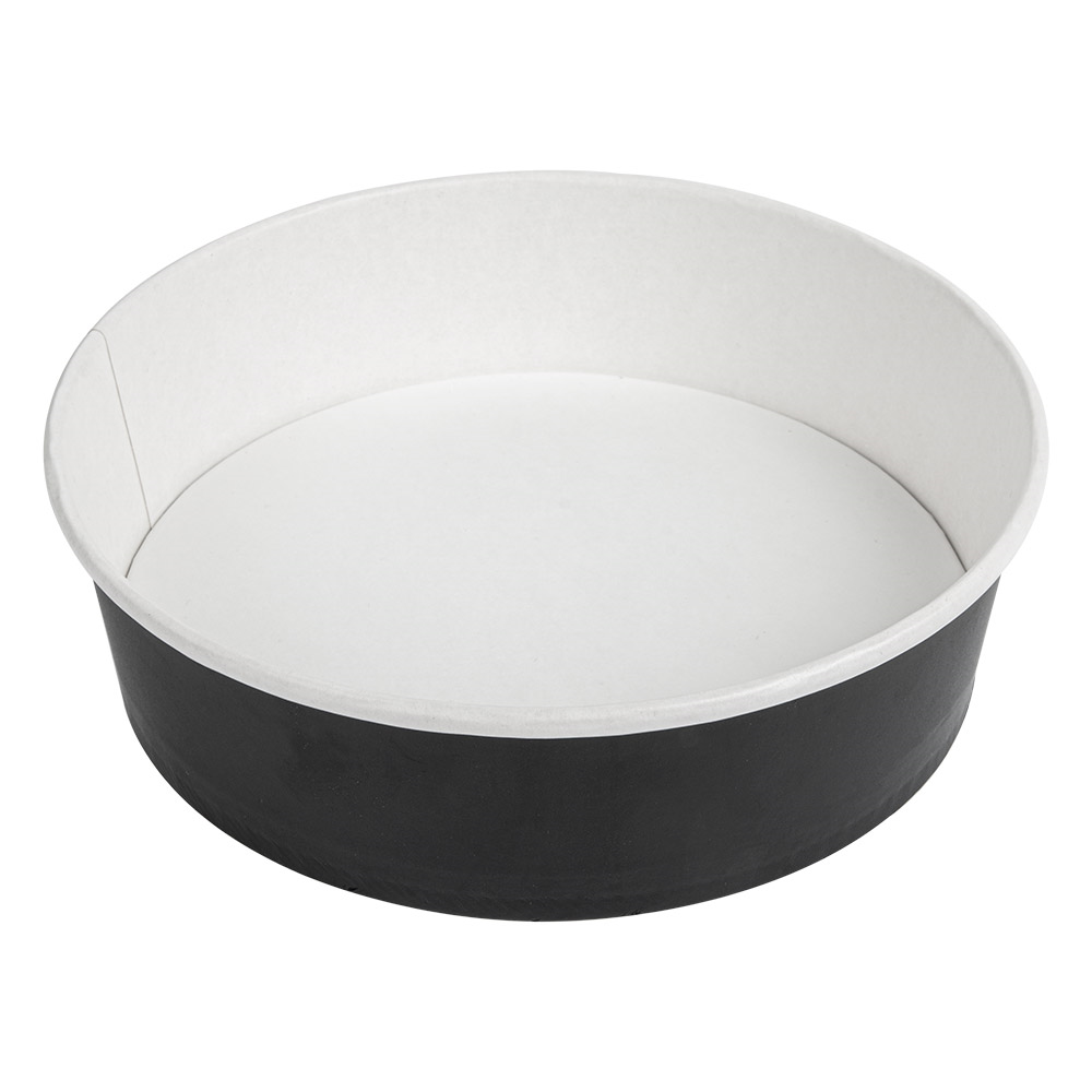 258.97-INSALATIERI 950 ML 255 + 18 PE G/M2 Ø 18,7/16,5x5,4 CM NERO CARTONE (50 u.)