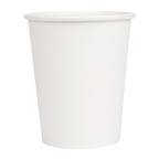 228.96-BICCHIERI BEVANDE CALDE 1 PARETE  240 ML - 8 oz 280 + 18 PE G/M2 Ø8/5,6x9,2 CM BIANCO CARTONE (50 u.)