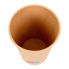 233.02-BICCHIERI BEVANDE CALDE 1 PARETE  480 ML - 16 oz 300 + 18 PE G/M2 Ø9/6x13,2 CM MARRONE CARTONE (50 u.)