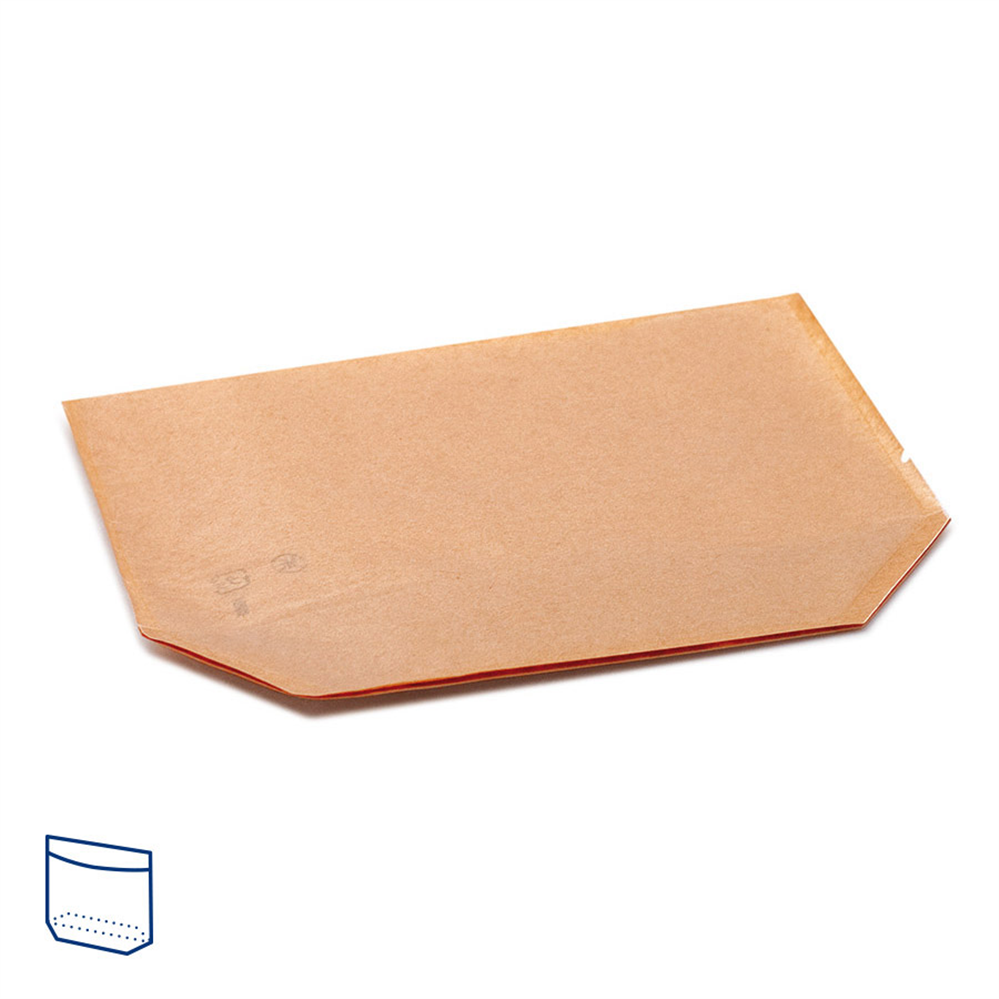 173.10-CONFEZIONI CON BASE E FINESTRA TURTLE PACK 50 G/M2 + 15 PP 20+4/4x15 CM NATURALE KRAFT (100 u.)