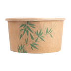 217.59-COPPETTA GELATI 'FEEL GREEN' 150 ML 250 + 18 PE G/M2 Ø8,5x4,5 CM MARRONE CARTONE (50 u.)