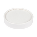 233.27-COPERCHIO TERRINA GELATI 120 ML 280 + 18 PE G/M2 Ø7,7 CM BIANCO CARTONE (50 u.)