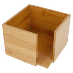 210.39-DISPENSER TOVAGLIOLI 'BAMBOO'  13,5x13,5x10 CM NATURALE BAMBÙ