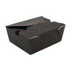 234.58-SCATOLE AMERICANE PER MICROONDE 'THEPACK' 1350 ML 15,2x12,1x6,5 CM NERO CARTONE NANO-MICRO + PP (50 u.)