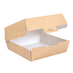 234.21-SCATOLE HAMBURGER 'THEPACK'  17,6x16,8x7,8 CM (XL WIDER) NATURALE CARTONE NANO-MICRO (50 u.)