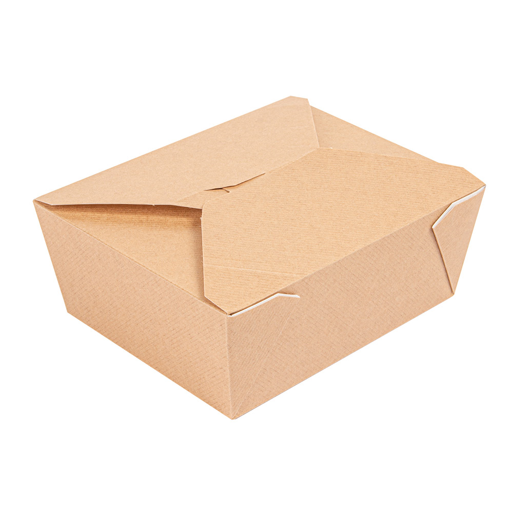 234.57-SCATOLE AMERICANE PER MICROONDE 'THEPACK' 1350 ML 15,2x12,1x6,5 CM NATURALE CARTONE NANO-MICRO + PP (50 u.)