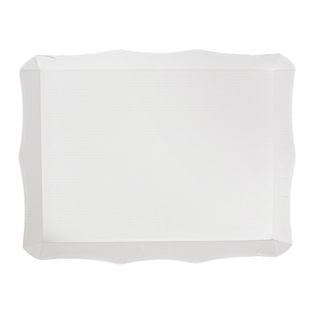 184.79-VASSOIO SELF-SERVICE MICROCANAL  24x31 CM BIANCO MICROCANAL (25 u.)