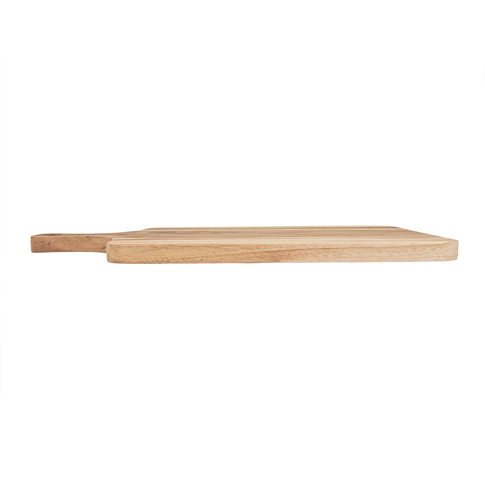 269.90-VASSOIO PRESENTAZIONE RETTANGOLARE 'WOOD'  48x25x2 CM NATURALE LEGNO