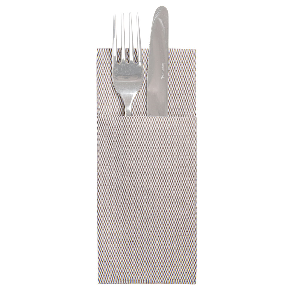 232.12-TOVAGLIOLI "KANGAROO" 'LIKE LINEN' MONOCHROME 70 G/M2 33x40 CM CIOCCOLATO SPUNLACE (50 u.)