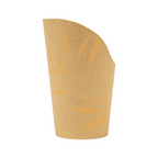 281.43-BICCHIERE PER FRITTI APERTO 'FEEL GREEN' 9 OZ - 270 ML 250 + 20PE G/M2 Ø7x11,5 CM MARRONE CARTONE (100 u.)