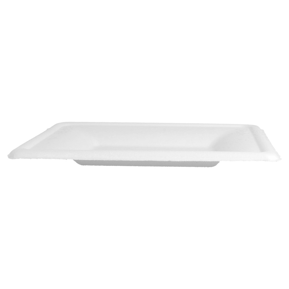 215.90-PIATTI QUADRATI 'BIONIC'  16x16x1,5 CM BIANCO BAGASSA (50 u.)