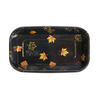 268.81-RECIPIENTI PER "SUSHI"  20PE + 280 +16PE G/M2 14x8x2,4 CM NERO KRAFT (50 u.)